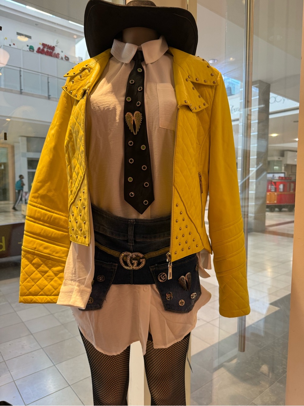Yellow Leather Jacket from Turkey
